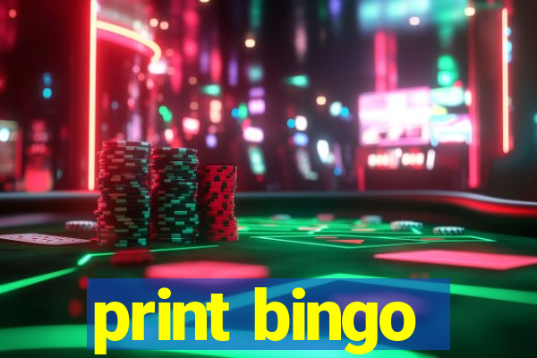 print bingo